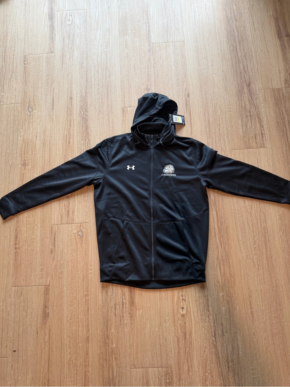 Under Armour Black Men’s Full-Zip Hooded Performance Jacket